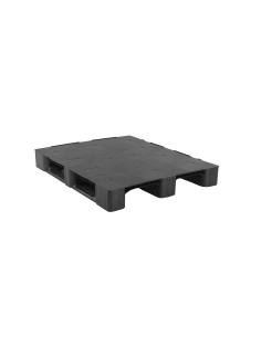 Palette plastique médium 1200 x 1000 - Plateau fermé - 3 semelles