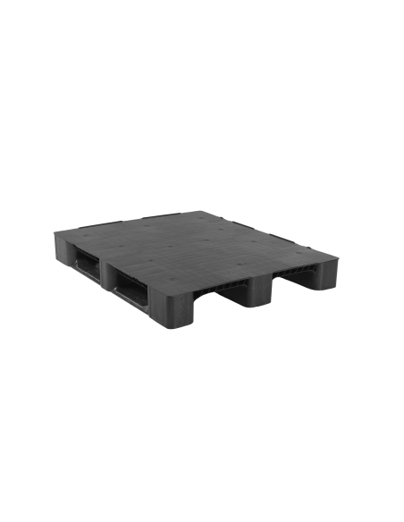 Palette plastique médium 1200 x 1000 - Plateau fermé - 3 semelles