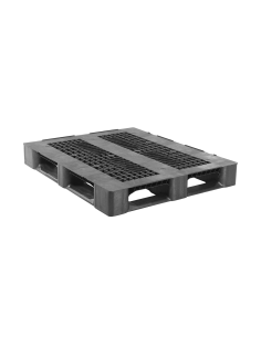 Palette plastique médium 1200 x 1000 - Plateau ajouré - 5 semelles