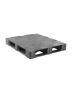 Palette plastique médium 1200 x 1000 - Plateau plein - 5 semelles