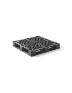 Palette plastique médium1100 x 1100 - Plateau ajouré - 6 semelles