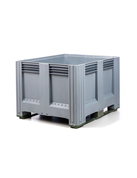 Caisse Palette Plastique 1200 x 1000 - PLEINE - 4 pieds