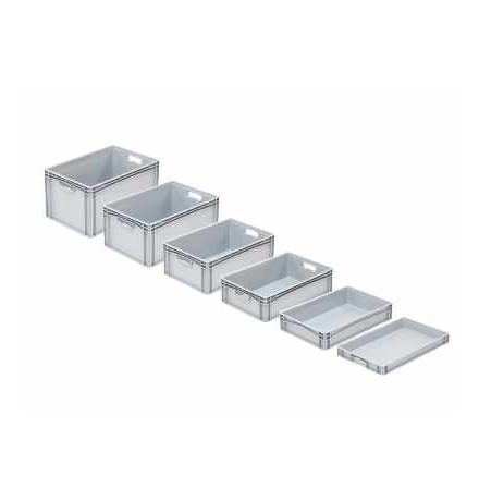 Bac Norme Europe plein 600x400x120 mm