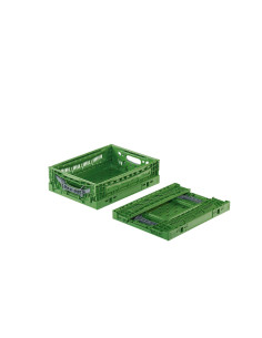 Bac Pliable Ajouré Vert 400x300x120 mm