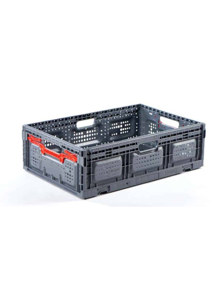 Bac Pliable Ajouré Gris 600x400x185 mm