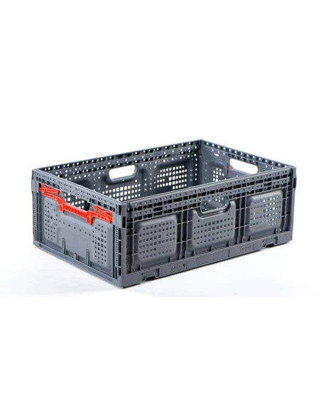 Bac Pliable Ajouré Gris 600x400x219 mm