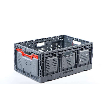 Bac Pliable Ajouré Gris 600x400x259 mm