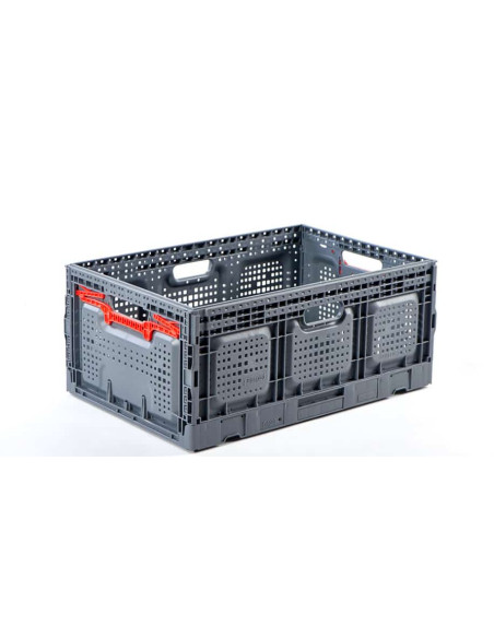 Bac Pliable Ajouré Gris 600x400x259 mm