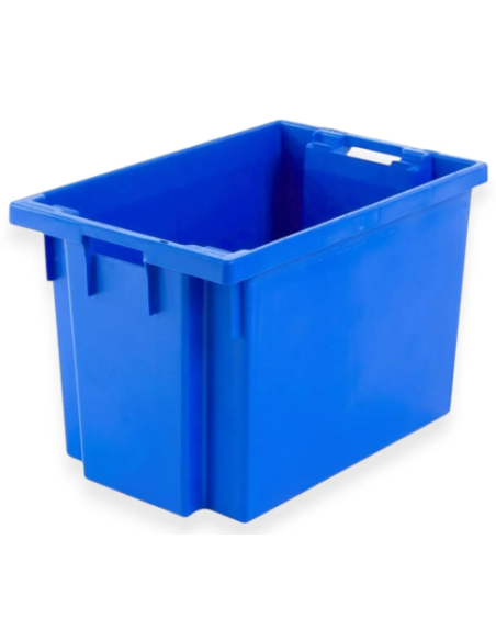 Bac plastique fond ajouré et parois pleines 600x400x400mm