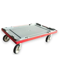 Chariot à roulettes avec couvercle 600x400mm