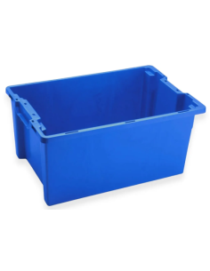 Bac plastique fond ajouré et parois pleines 600x400x270mm