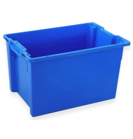 Bac plastique fond ajouré et parois pleines 600x400x350mm