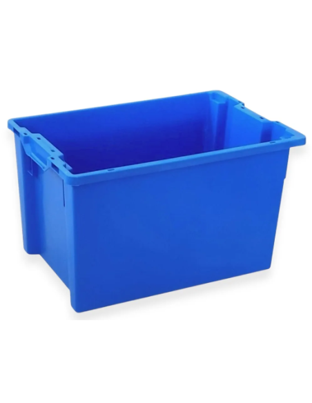 Bac plastique fond ajouré et parois pleines 600x400x350mm