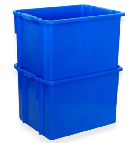 Bac plastique plein 620x500x403mm