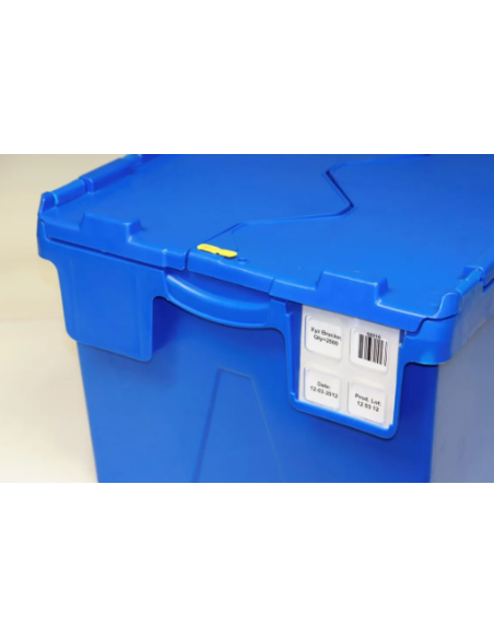 Bac avec couvercles solidaires 600x400x310mm