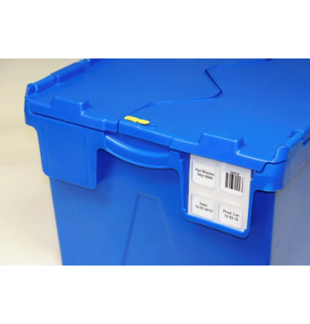 Bac avec couvercles solidaires 600x400x400mm