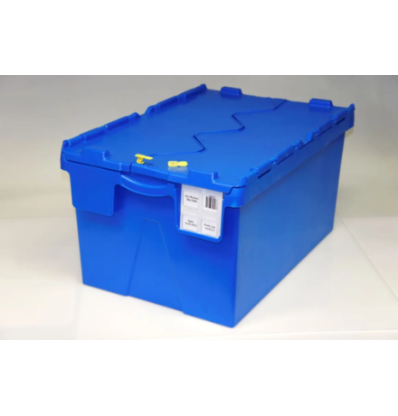 Bac avec couvercles solidaires 600x400x400mm