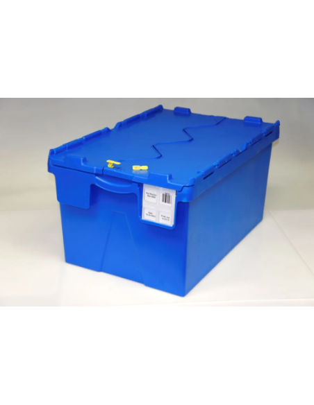 Bac avec couvercles solidaires 600x400x400mm