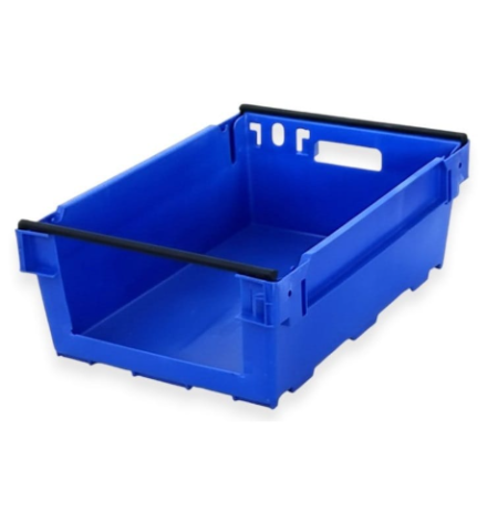 Bac pour picking emboîtable et gerbable sur rabats 600x400x200mm