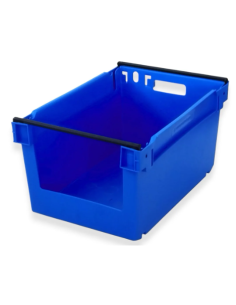 Bac avec ouverture pour accès Picking 90 mm de hauteur, emboîtable et gerbable sur rabats 600x400x300mm