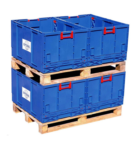 Bac pliable avec fond 800x600x465mm
