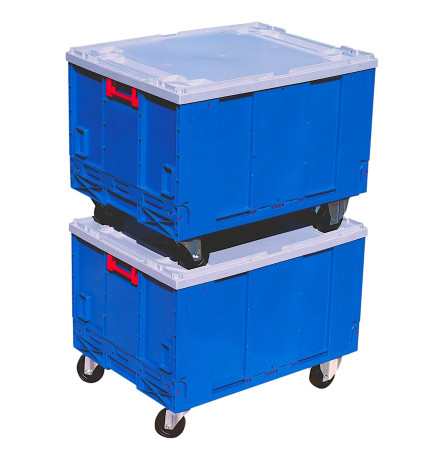 Bac pliable avec fond 800x600x465mm