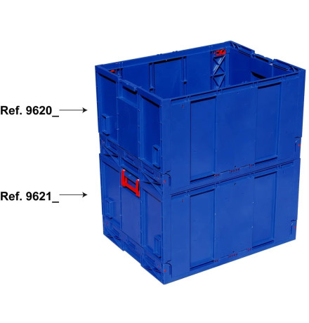 Bac pliable sans fond (réhausse) 800x600x465mm