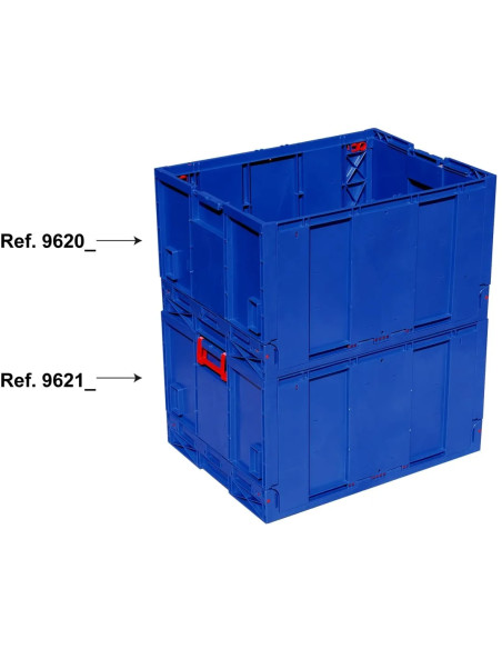 Bac pliable sans fond (réhausse) 800x600x465mm