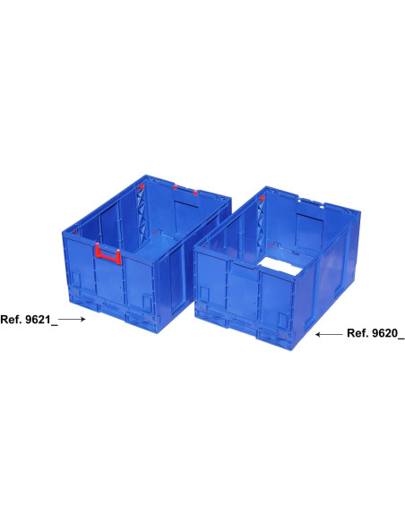 Bac pliable sans fond (réhausse) 800x600x465mm