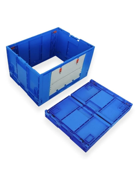 Bac pliable sans fond et avec portes (réhausse) 800x600x465mm
