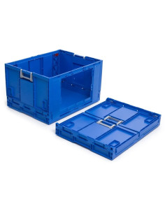 Bac pliable avec ouverture latérale Picking 800x600x465mm
