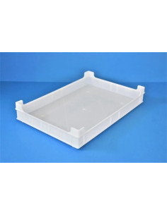 Bac plein avec grandes réhausses 600x400x92mm