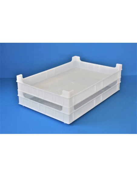 Bac plein avec grandes réhausses 600x400x92mm
