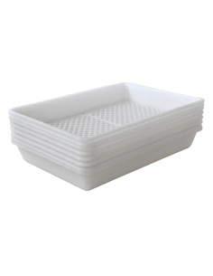 Bac plastique emboîtable avec grille 540x380x80mm