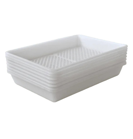 Bac plastique emboîtable avec grille 540x380x80mm