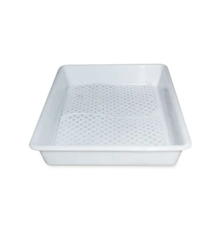 Bac plastique emboîtable avec grille 540x380x80mm