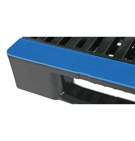 Palette plastique hygiénique 1200 x 800 - Plateau ouvert - 3 semelles - renforcée