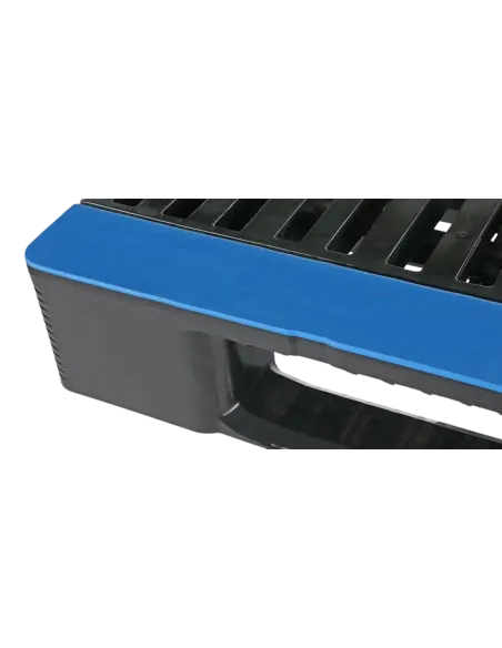 Palette plastique hygiénique 1200 x 800 - Plateau ouvert - 3 semelles - renforcée
