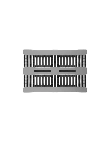 Europalette hygiénique H1 1200 x 800 avec bord sans tétons de centrage