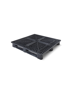 Palette plastique médium 1200 x 1200 - Plateau ajouré - 3 semelles