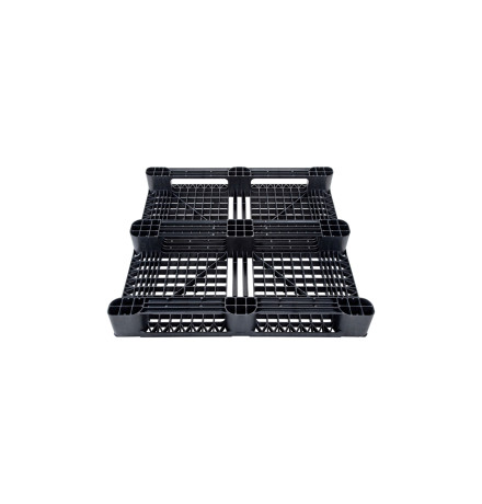 Palette plastique médium 1140 x 1140 - Plateau ajouré - 3 semelles