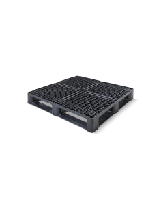 Palette plastique médium 1140 x 1140 - Plateau ajouré - 6 semelles