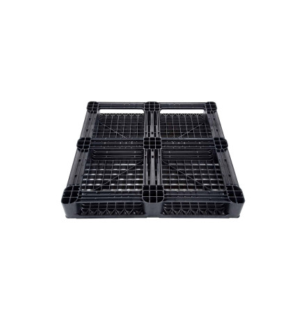 Palette plastique médium 1140 x 1140 - Plateau ajouré - 6 semelles