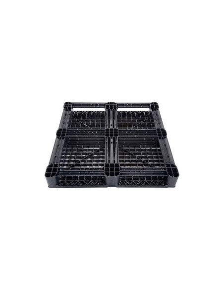 Palette plastique médium 1140 x 1140 - Plateau ajouré - 6 semelles