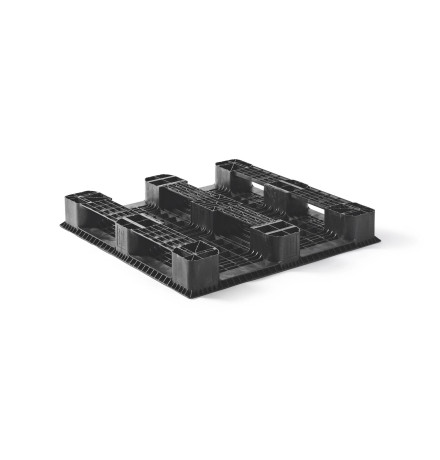 Palette plastique médium 1140 x 1140 - Plateau ajouré - 3 semelles