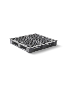 Palette plastique médium 1140 x 1140 - Plateau ajouré - 6 semelles