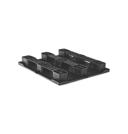 Palette plastique lourde 1300 x 1100 - Plateau ajouré - 3 semelles