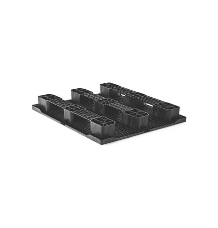 Palette plastique lourde 1300 x 1100 - Plateau plein - 3 semelles