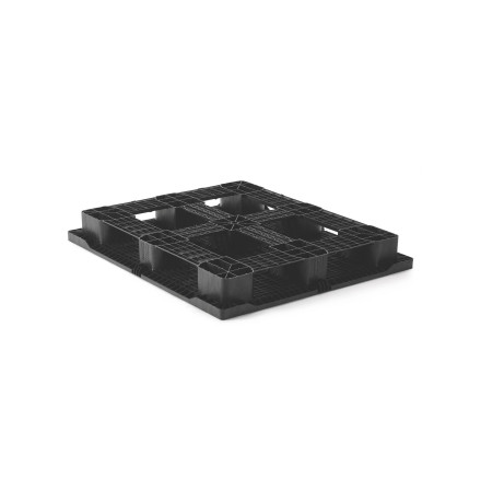 Palette plastique lourde 1300 x 1100 - Plateau plein - 6 semelles