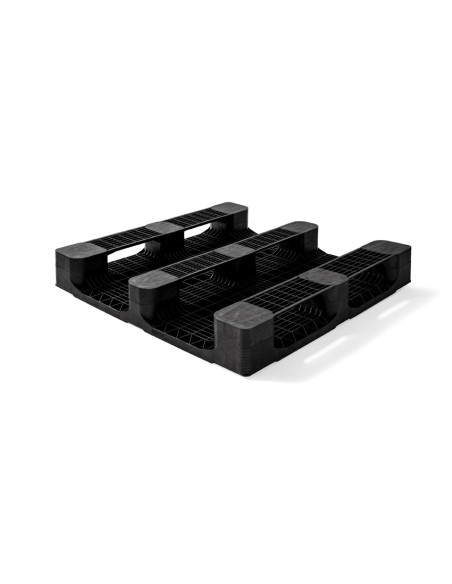 Palette plastique lourde 1100 x 1100 - Plateau fermé - 3 semelles